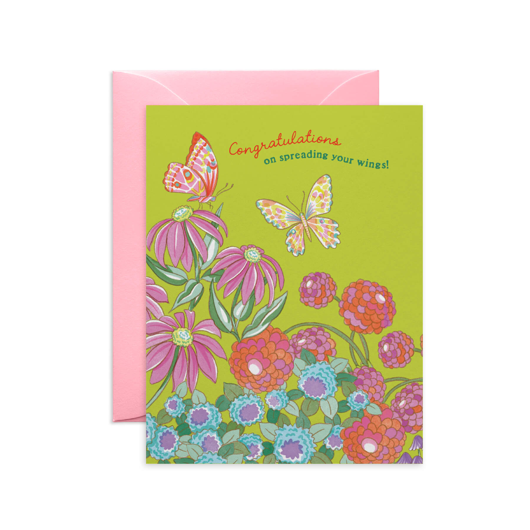 Spreading Wings Butterfly Congratulations Card