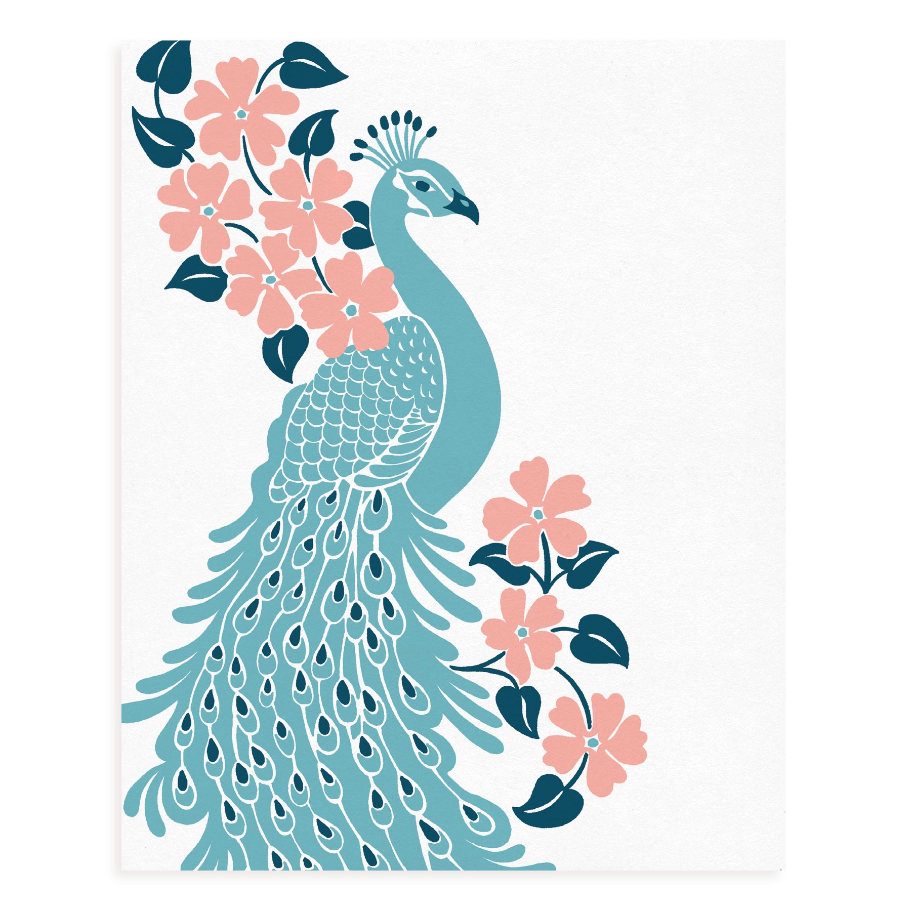 Magnificent Peacock Art Print