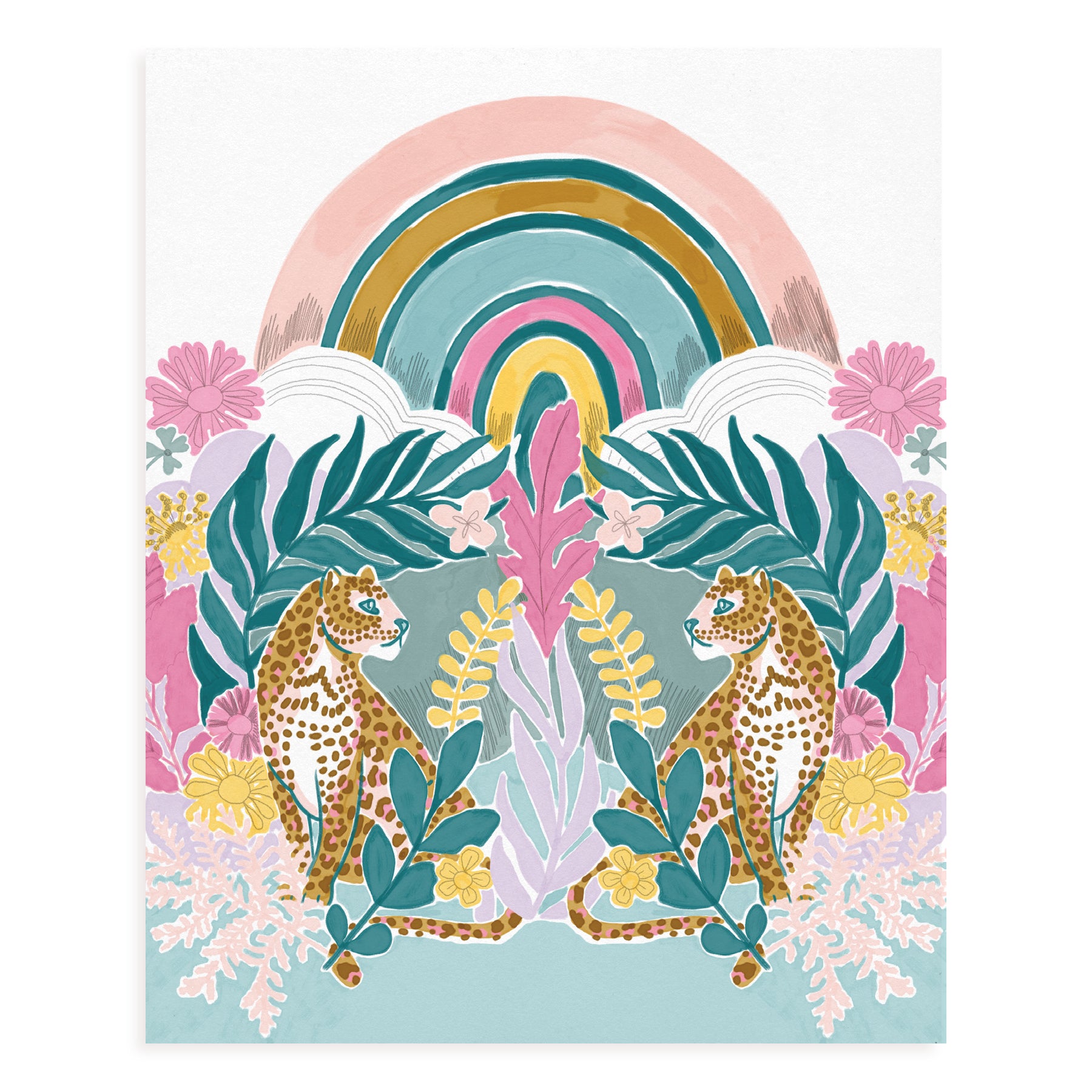 Leopard Daydream Art Print