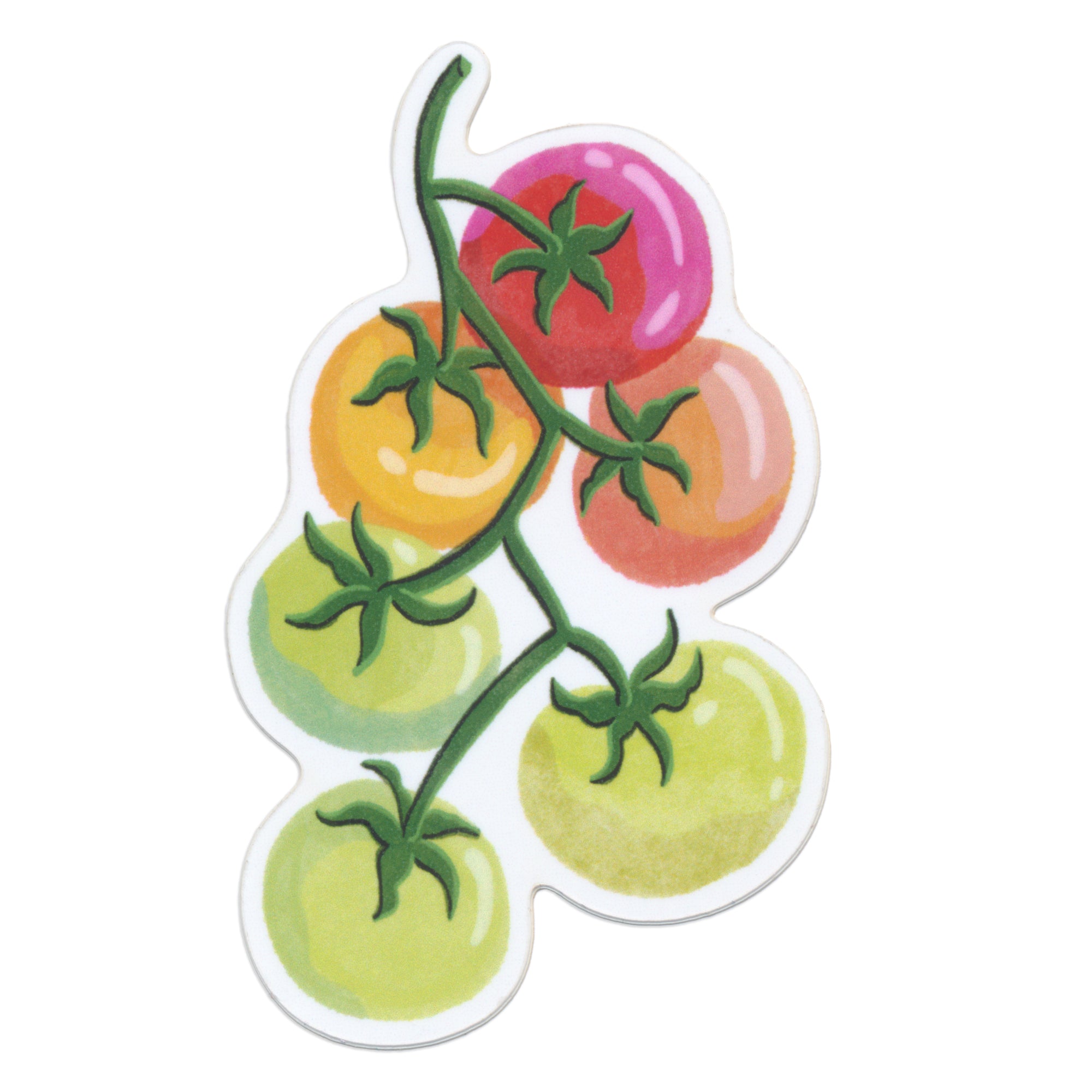 Vine Tomatoes Matte Die-Cut Sticker