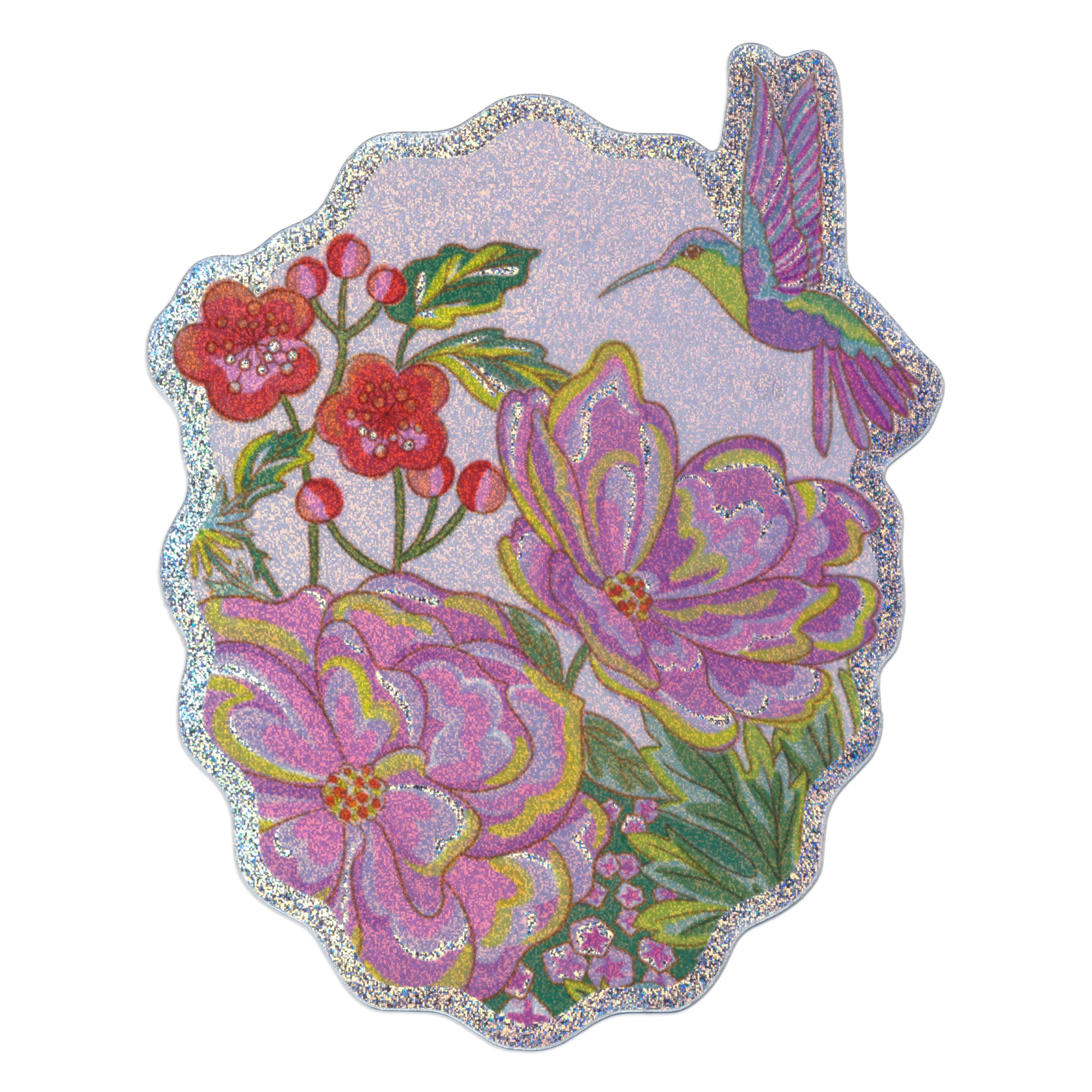 Magic Garden Glitter Die-Cut Sticker