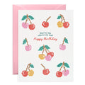 Cherry On Top Cross-Stitch Birthday Card