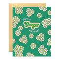 1960s Inspired Groovy Daisy Birthday Card