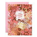 Wild Celebration Leopard Print Birthday Card