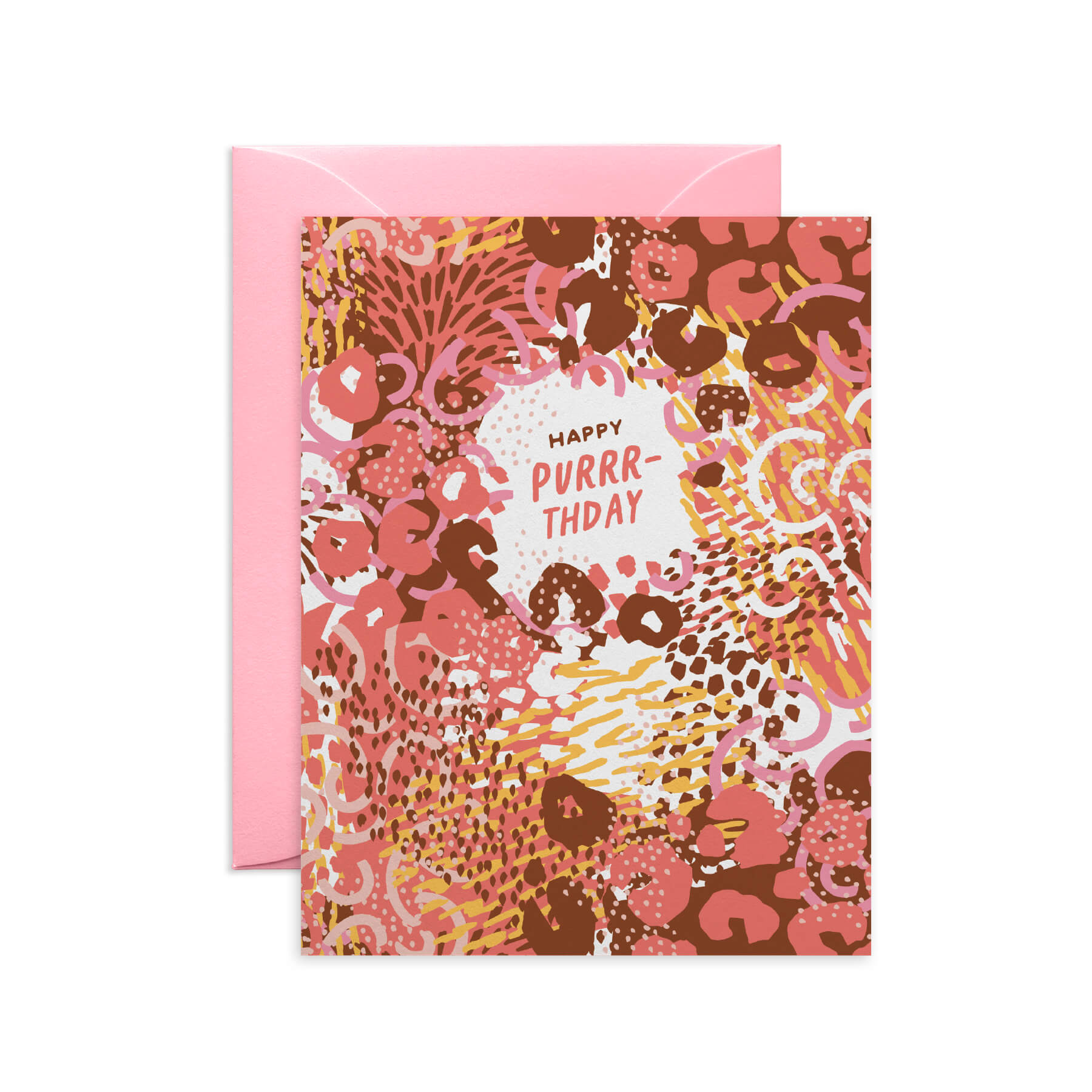 Wild Celebration Leopard Print Birthday Card