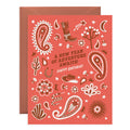 Year of Adventure Western Bandana Birthday Card