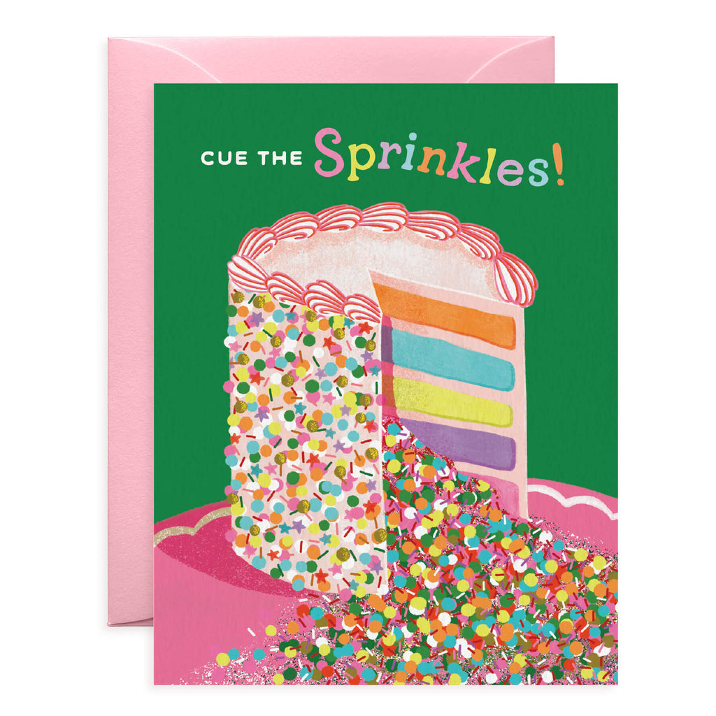 Sprinkles Cake Birthday Card