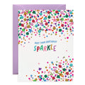 Sparkly Sequins Birthday Card