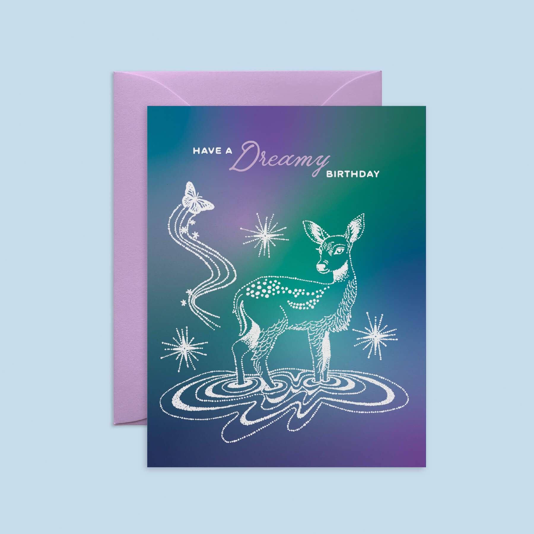 Deer Constellation Birthday Card