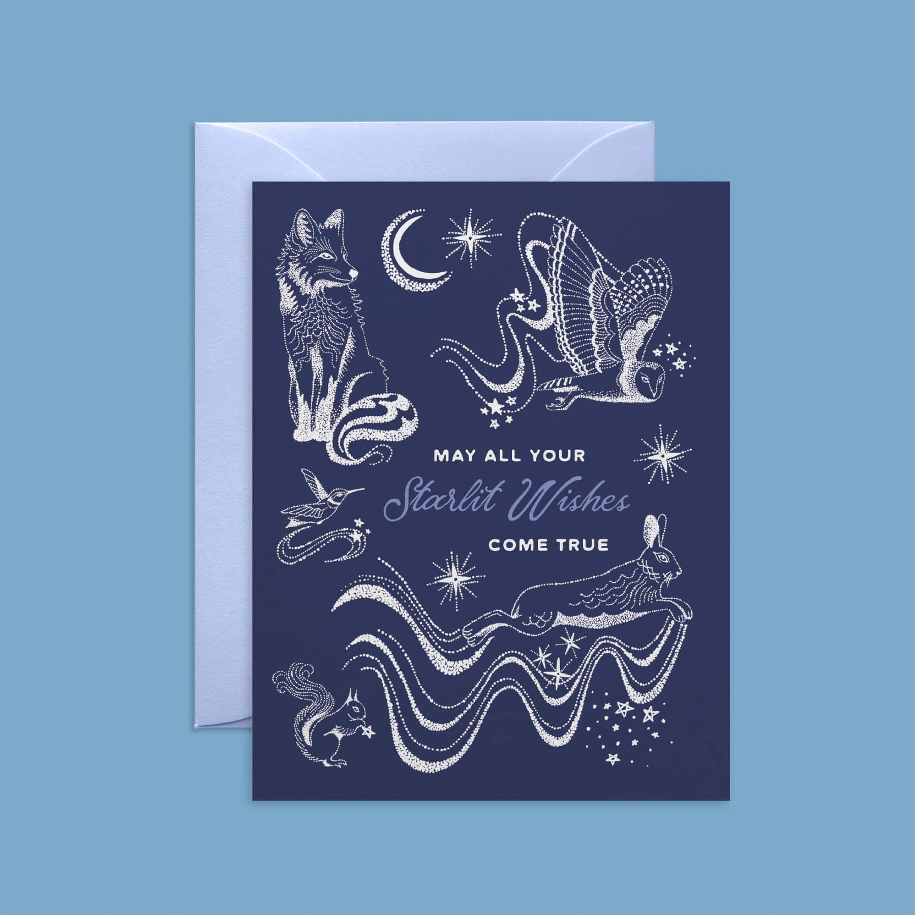 Woodland Constellations Birthday Card