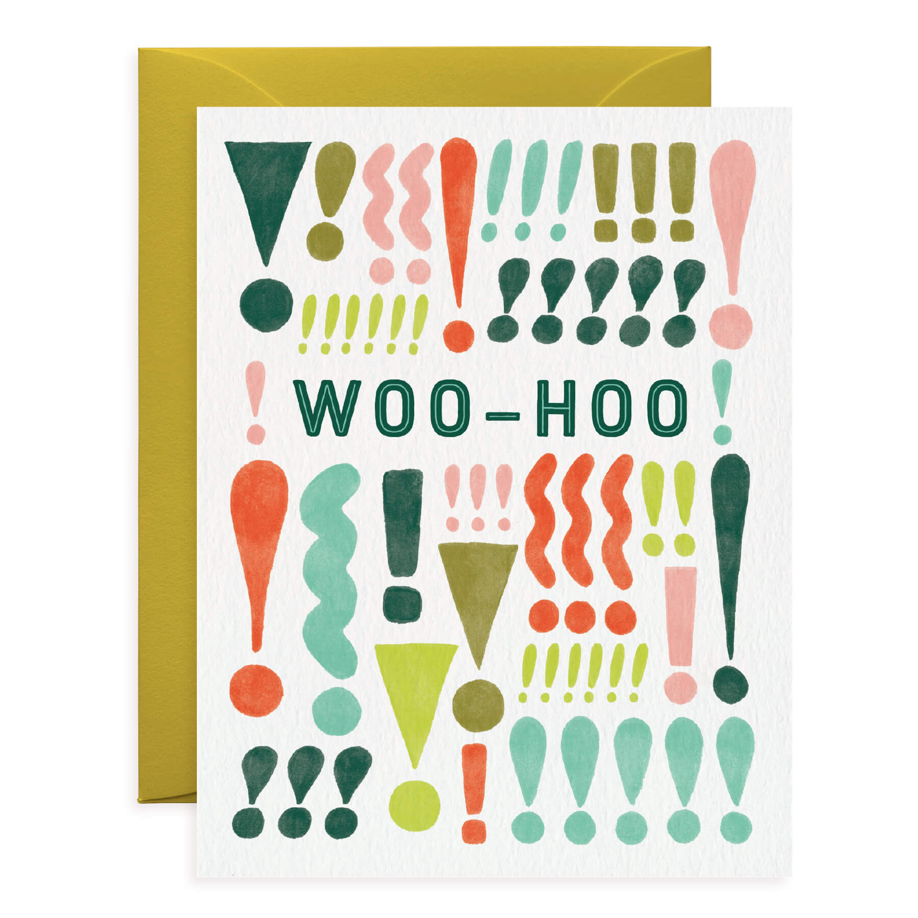 Exclamation Points Congrats Card