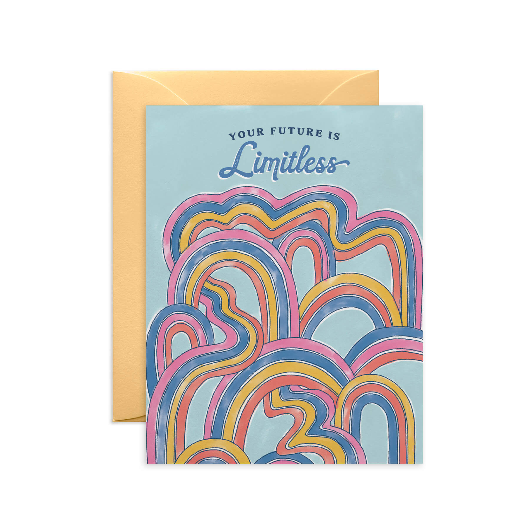 Rainbow Roads of Possibility Friendship Card