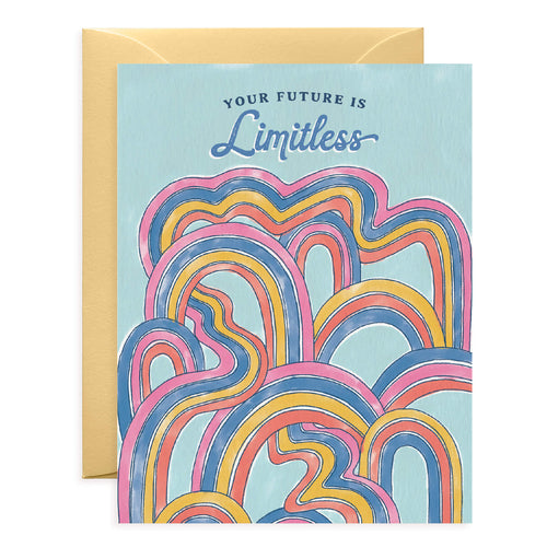 Rainbow Roads of Possibility Friendship Card