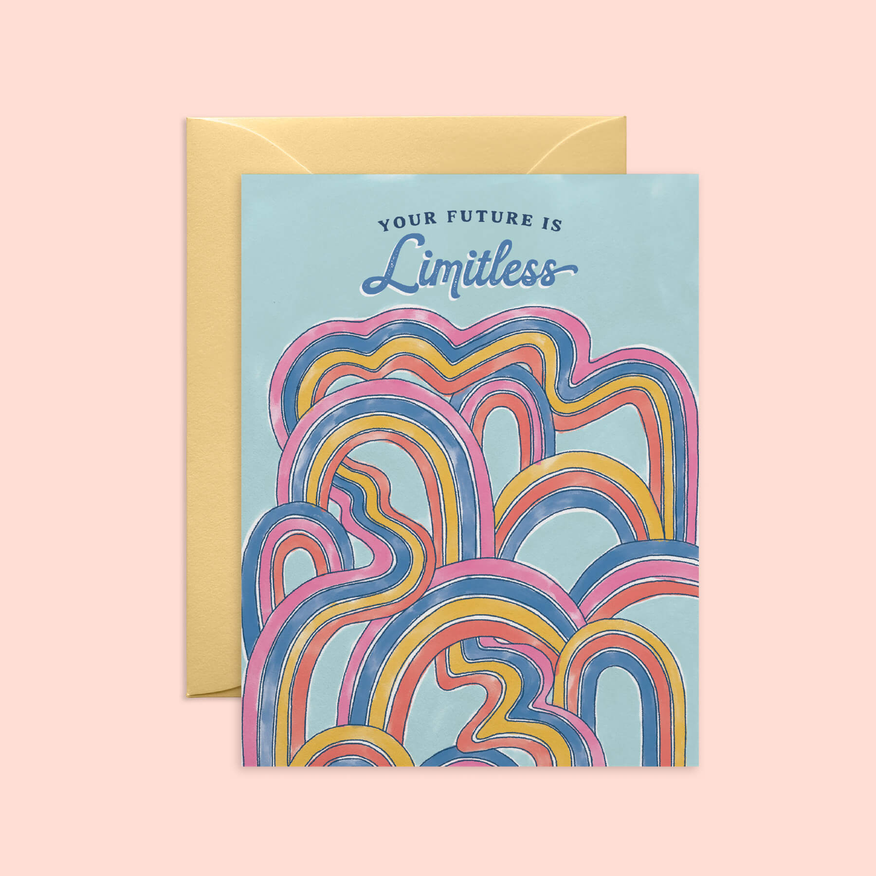 Rainbow Roads Congrats Card