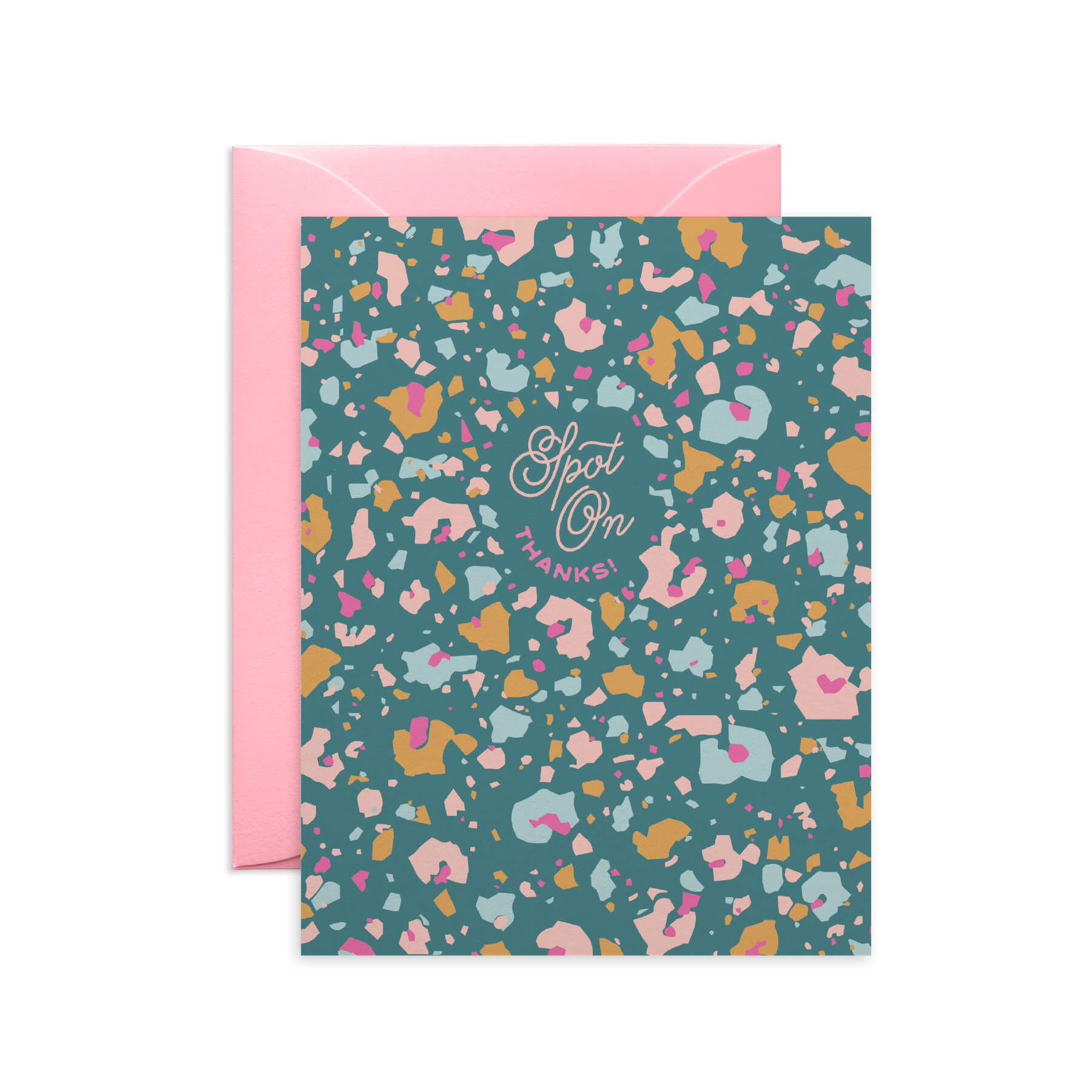 Spot-On Terrazzo Leopard Congratulations Card