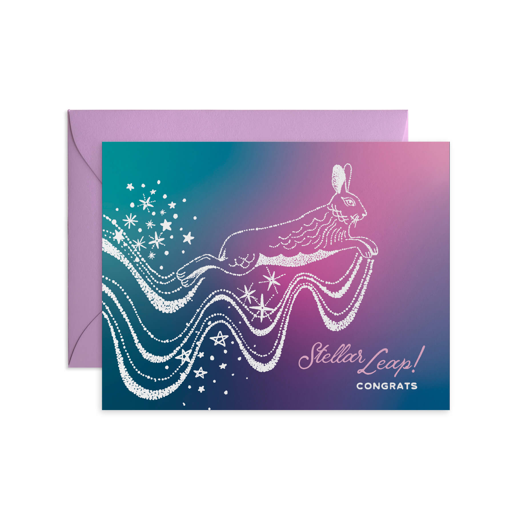 Stellar Achievement Rabbit Constellation Card