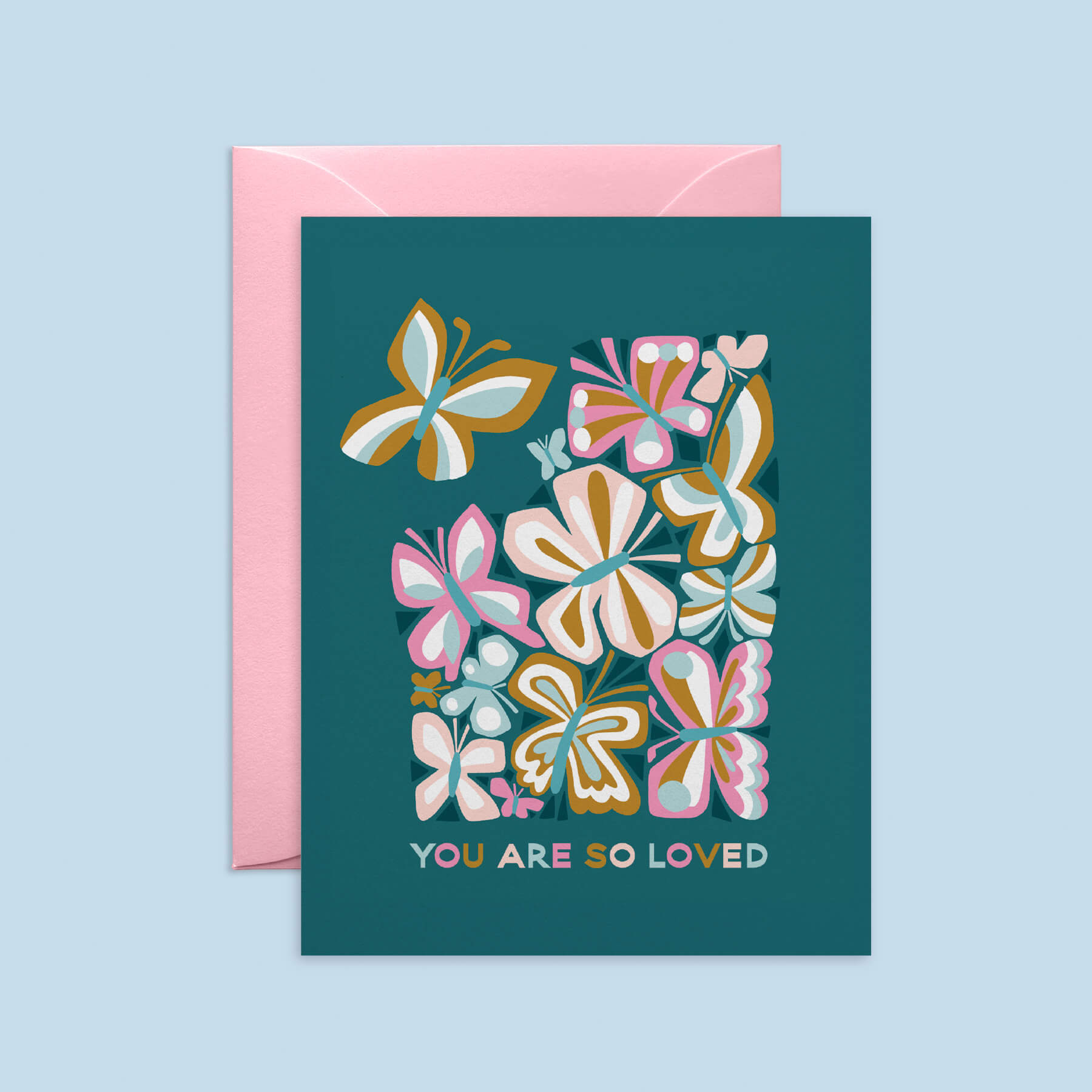 Butterfly and Friends Card