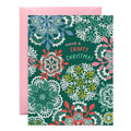 Crafty Christmas Crochet Snowflakes Holiday Card