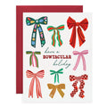 Bowtacular Holiday Colorful Ribbon Bows Card