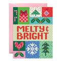 Melty and Bright Fuse Beads Holiday Craft Card