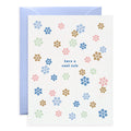 Have a Cool Yule Mini Snowflakes Holiday Card
