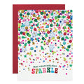 May Your Holiday Sparkle Sequins Christmas Card