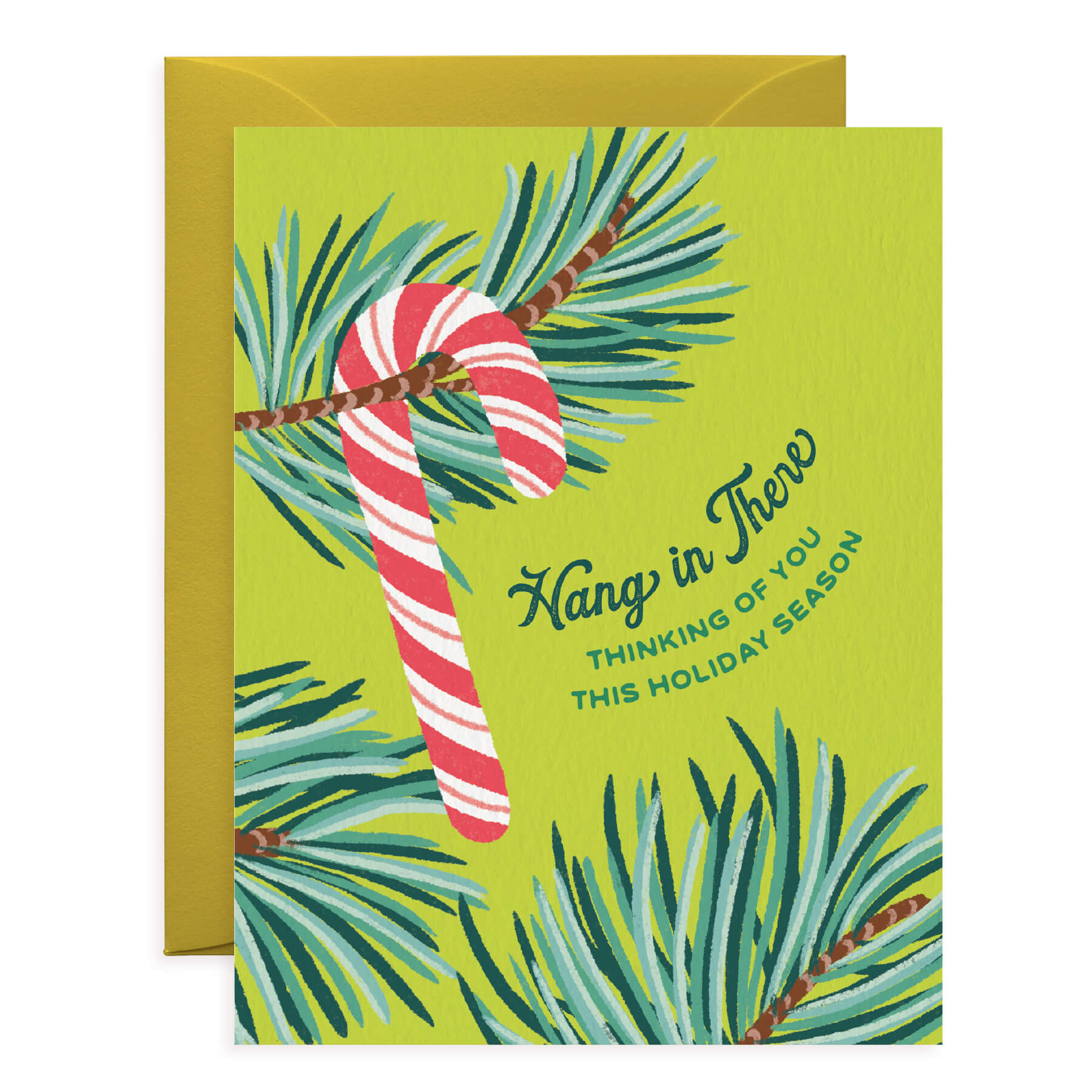 Hang in There Holiday Support Thinking of You Card