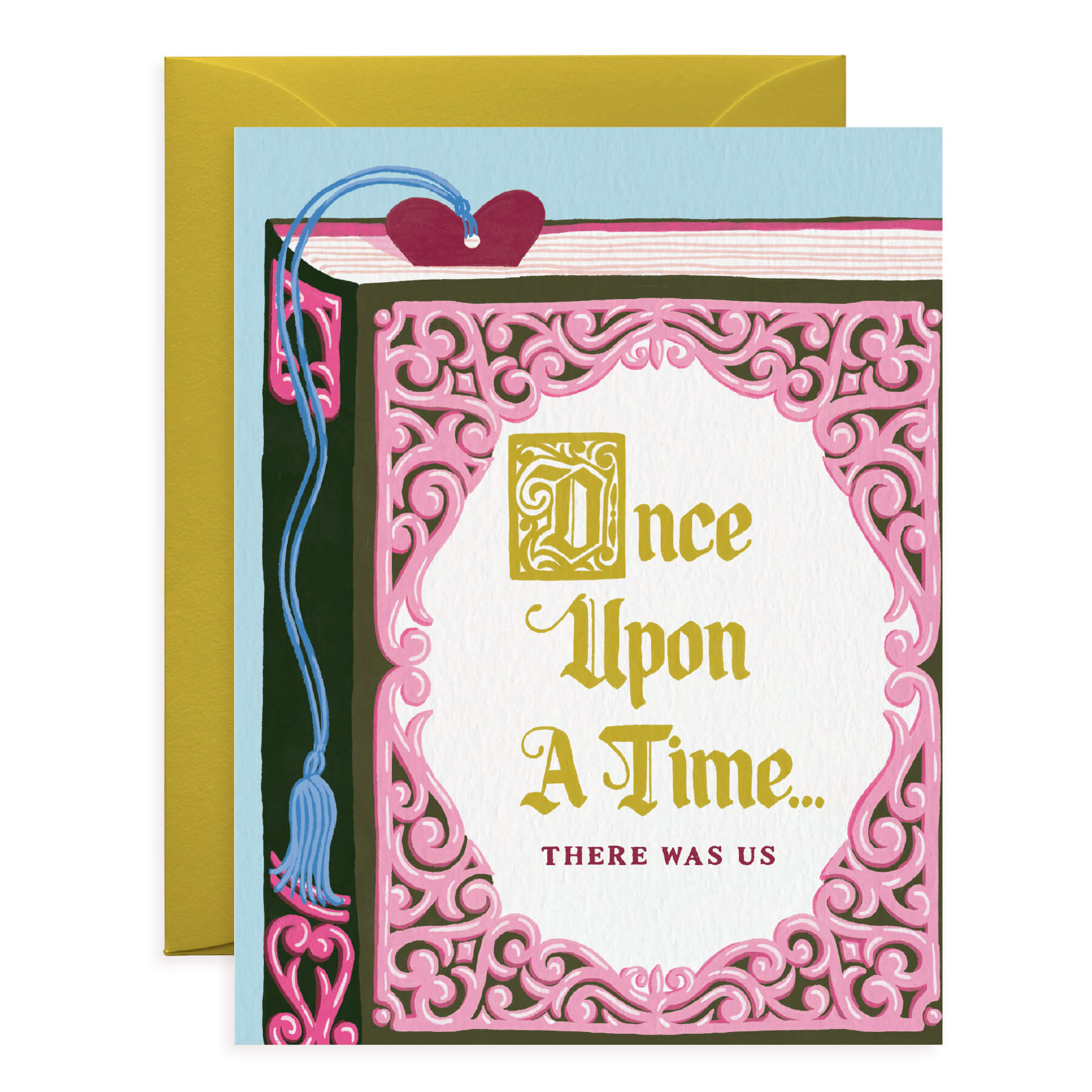 Once Upon A Time Book Love & Friendship Card