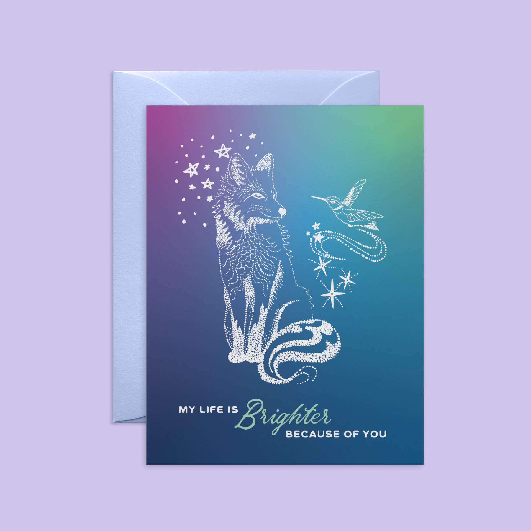 Fox Constellation Card