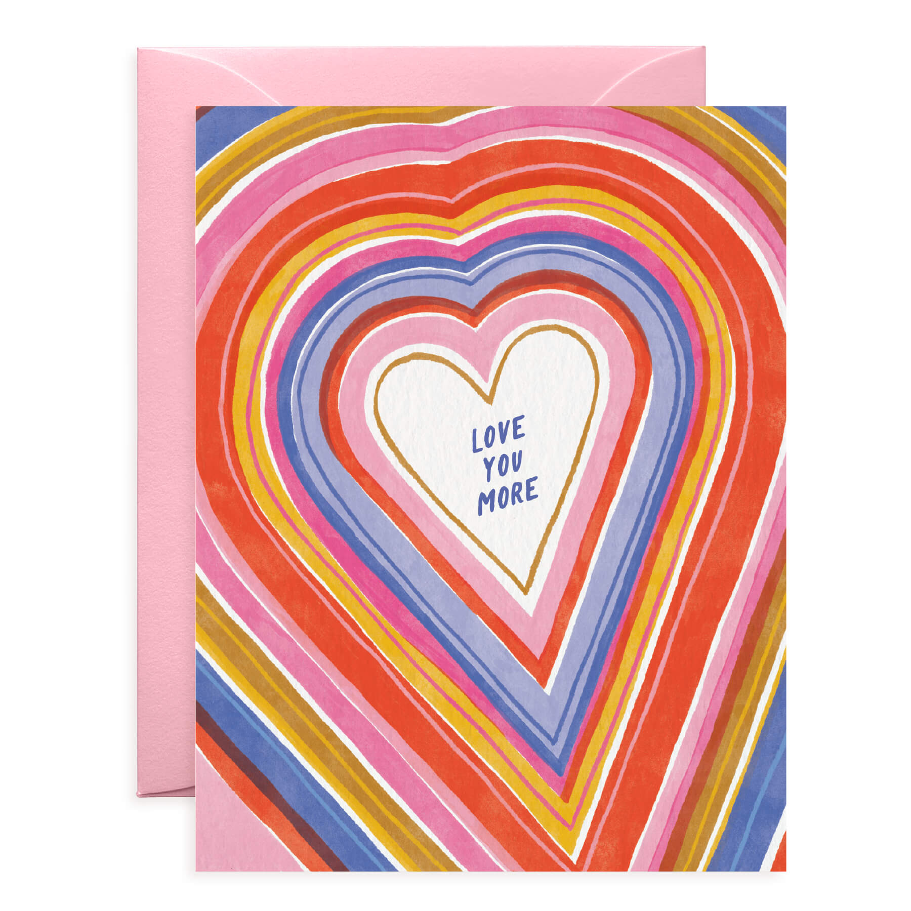 Radiating Heart Love & Friendship Card