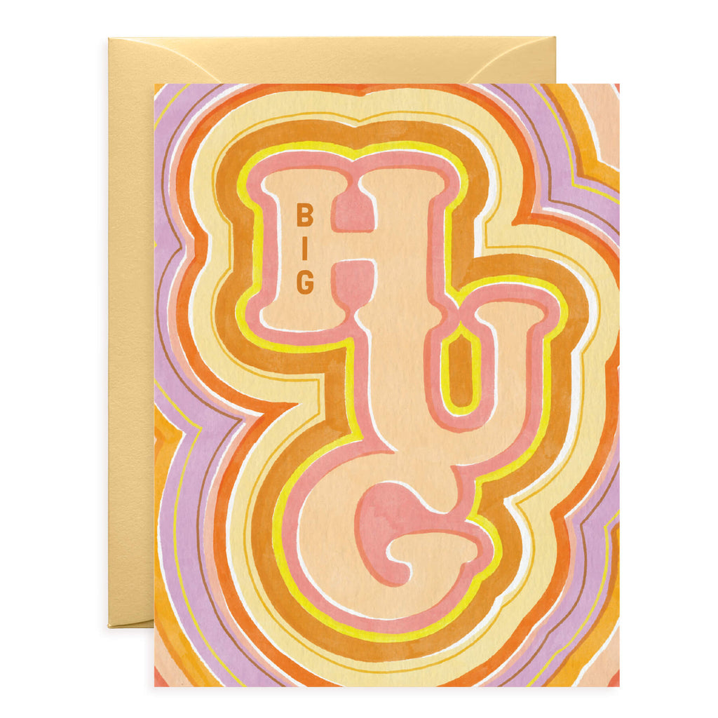 Big Hug Type Love & Friendship Card