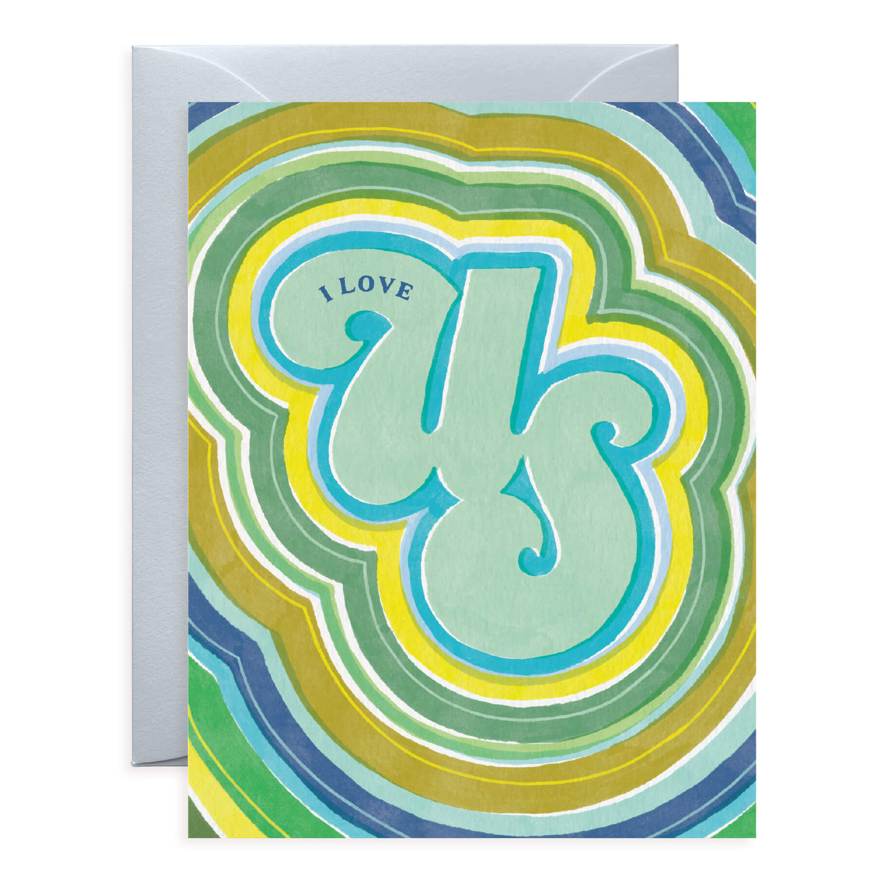 I Love Us Type Love & Friendship Card