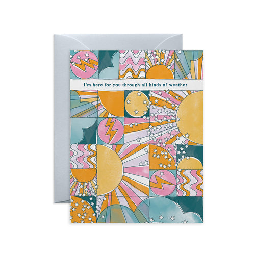 Through All Life's Storms Sympathy Card