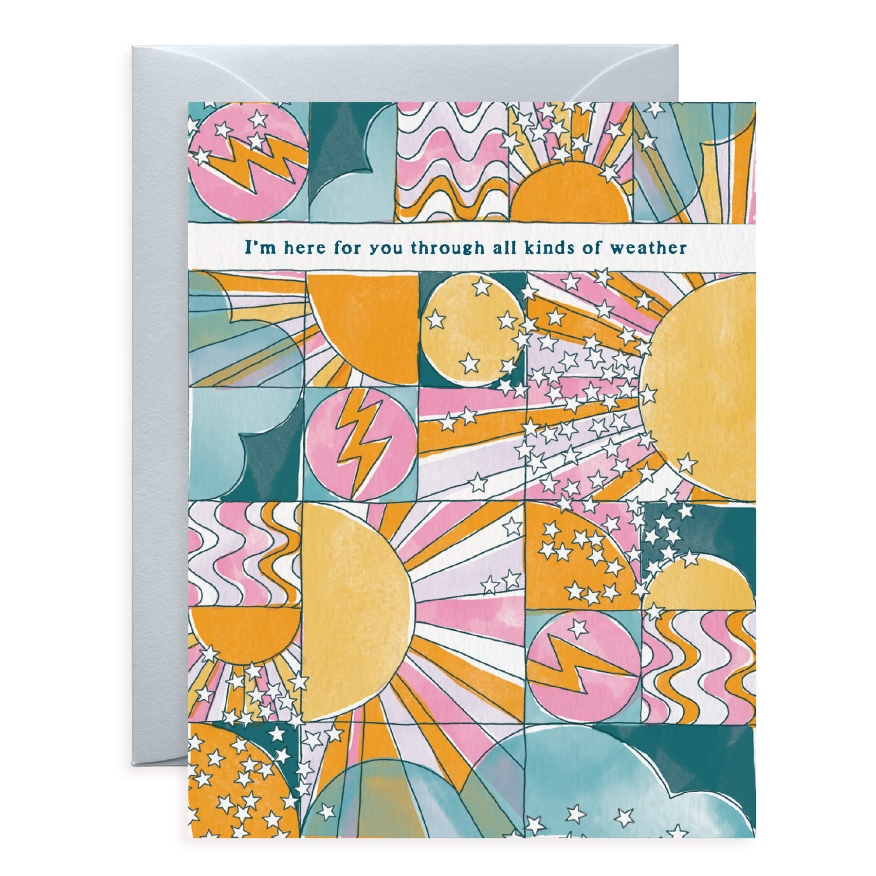 Through All Life's Storms Sympathy Card