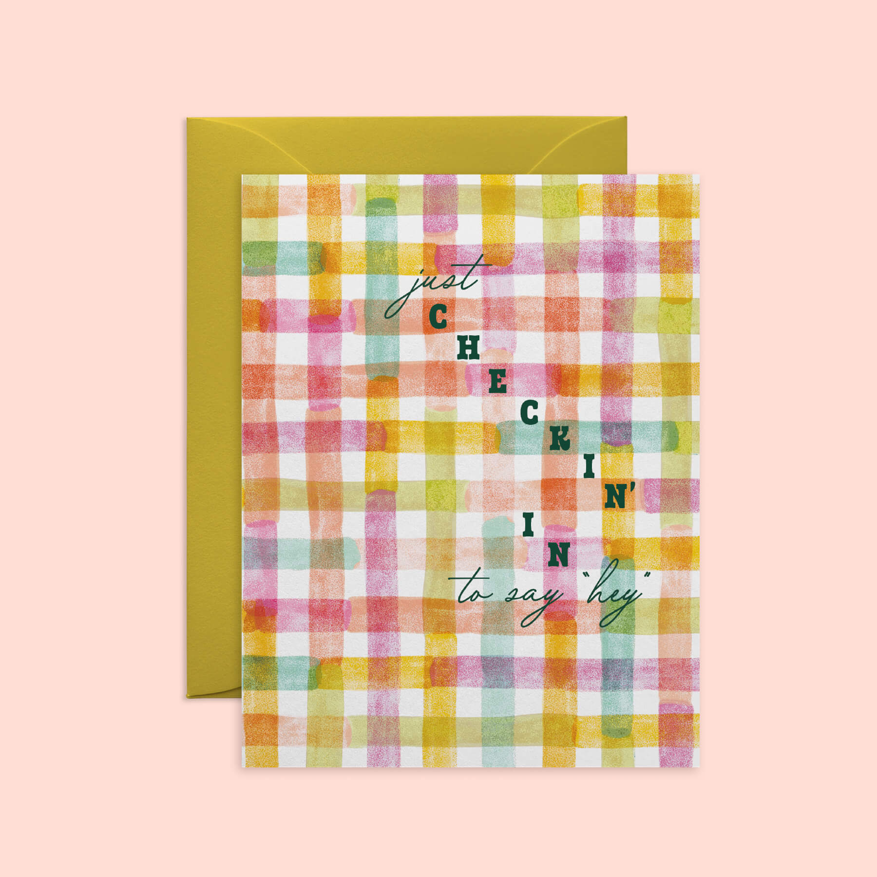 Colorful Check Card