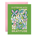 Flutter With Gratitude Butterfly Thank You Card