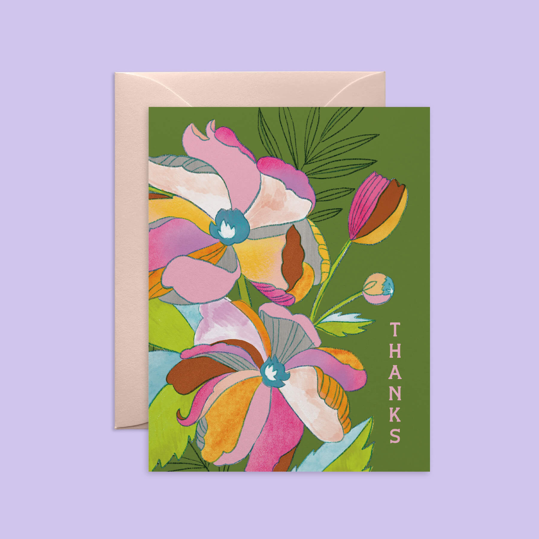 Floral Dream Thank You Card