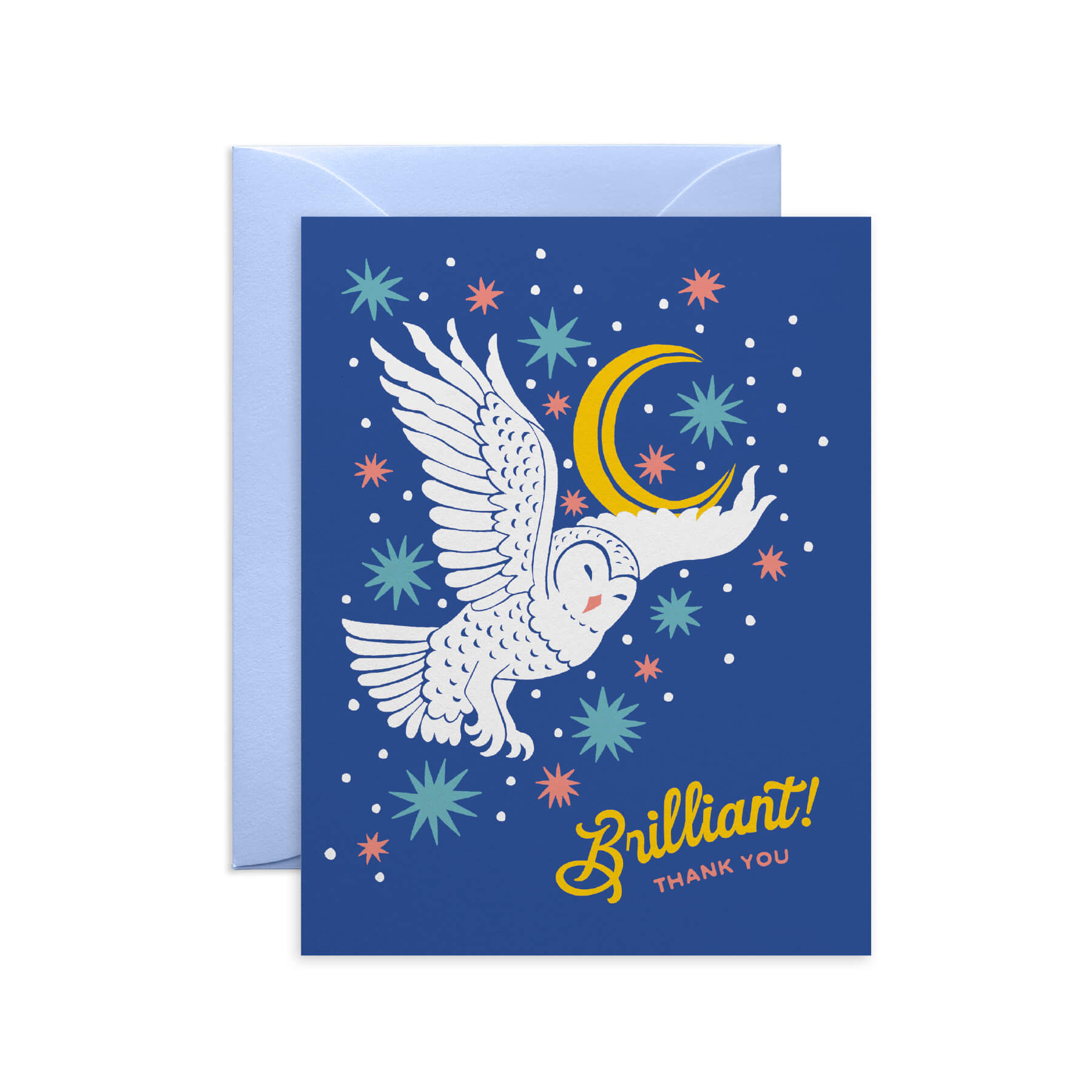 Brilliant Owl Thank You Card for Wise Friends