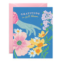 Gratitude Blooms Garden Thank You Card