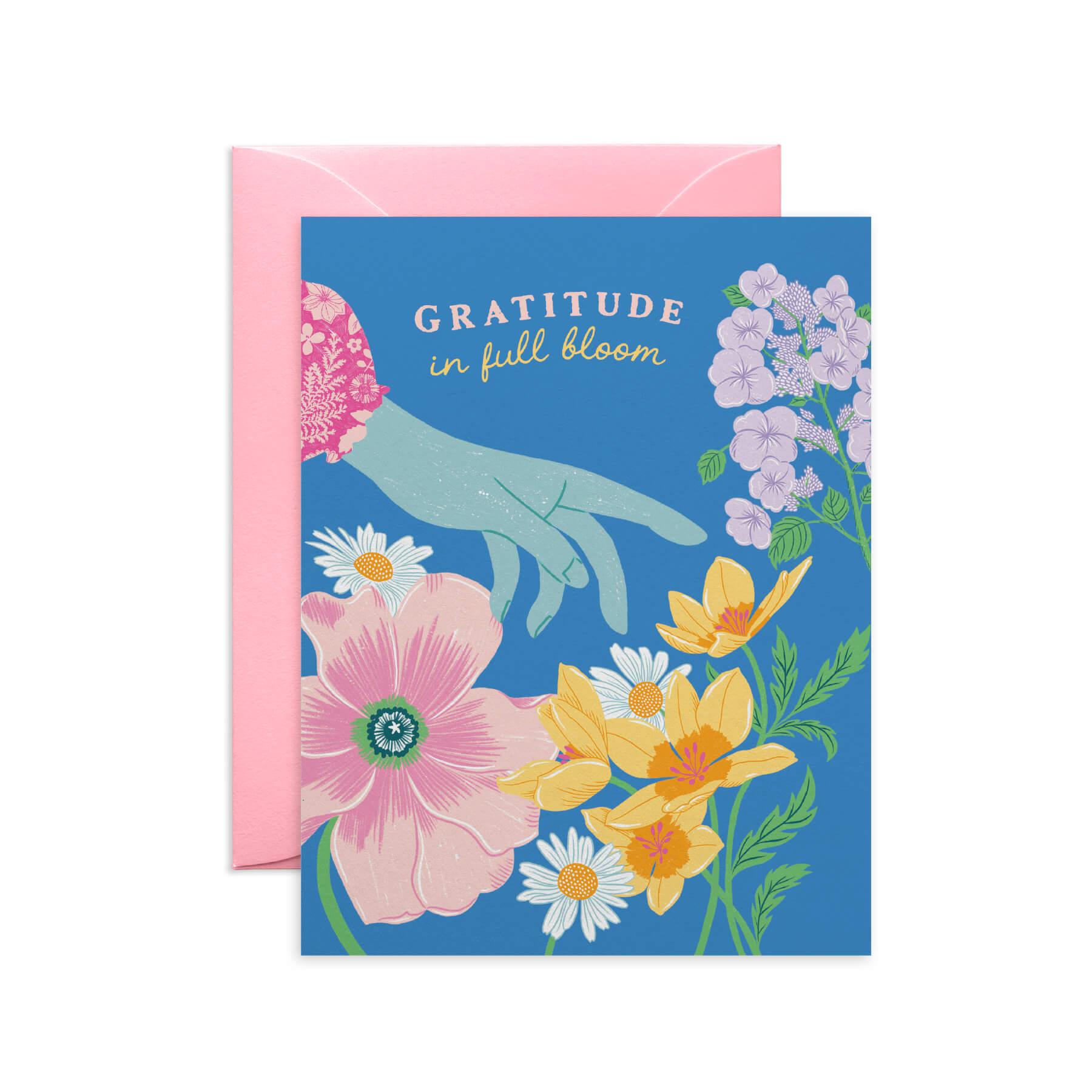 Gratitude Blooms Garden Thank You Card
