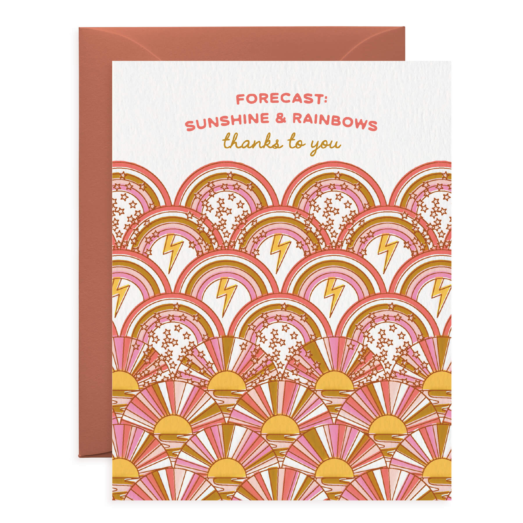 From Storms to Sunshine Thank You Card