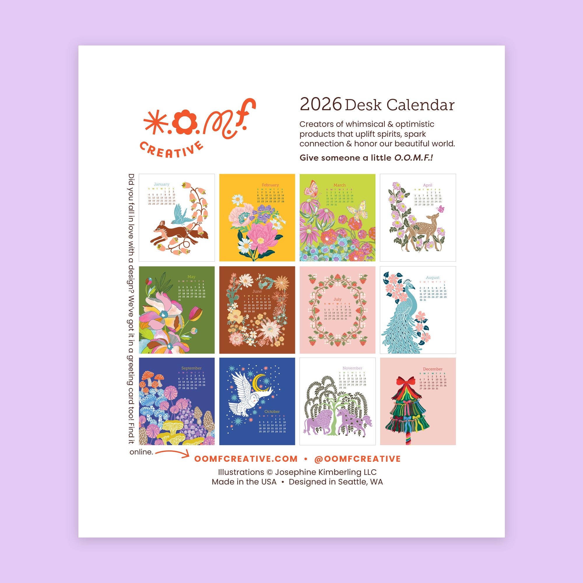 2026 Desk Calendar - Preorder Today!