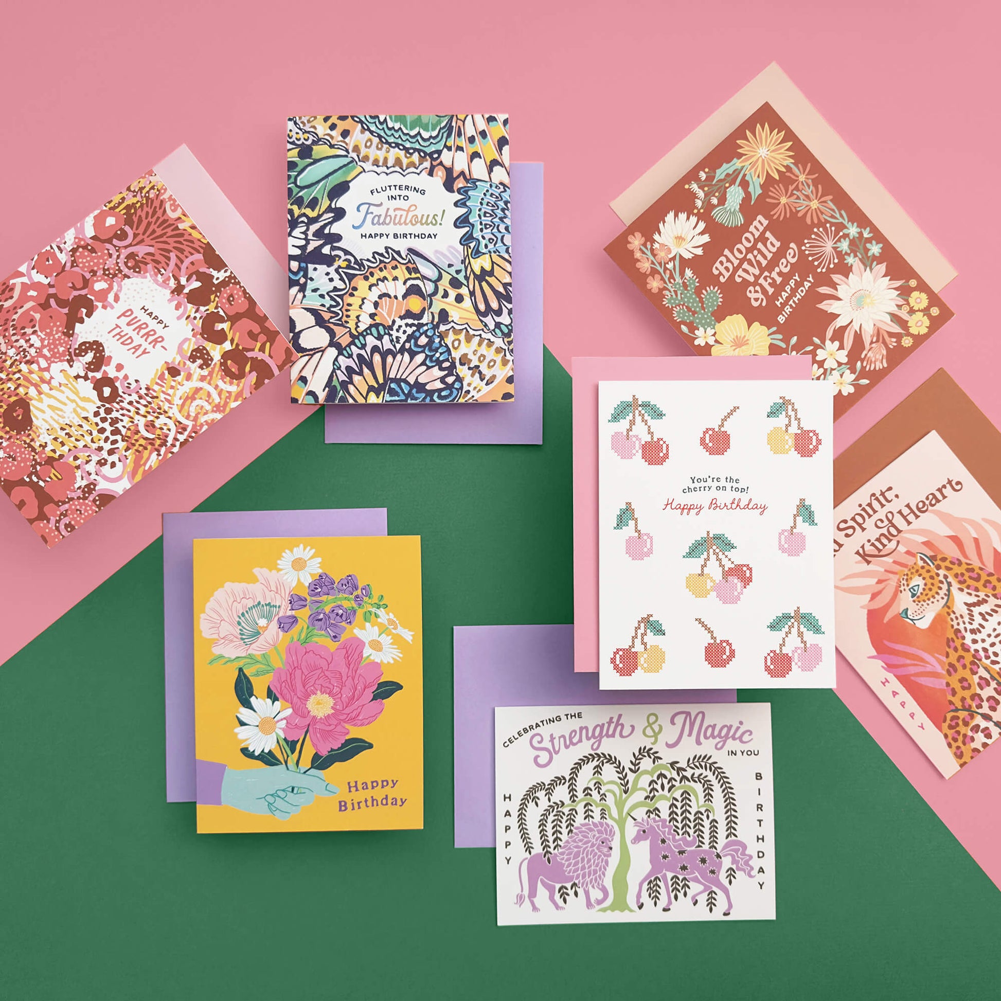 Desert Flora Birthday Card