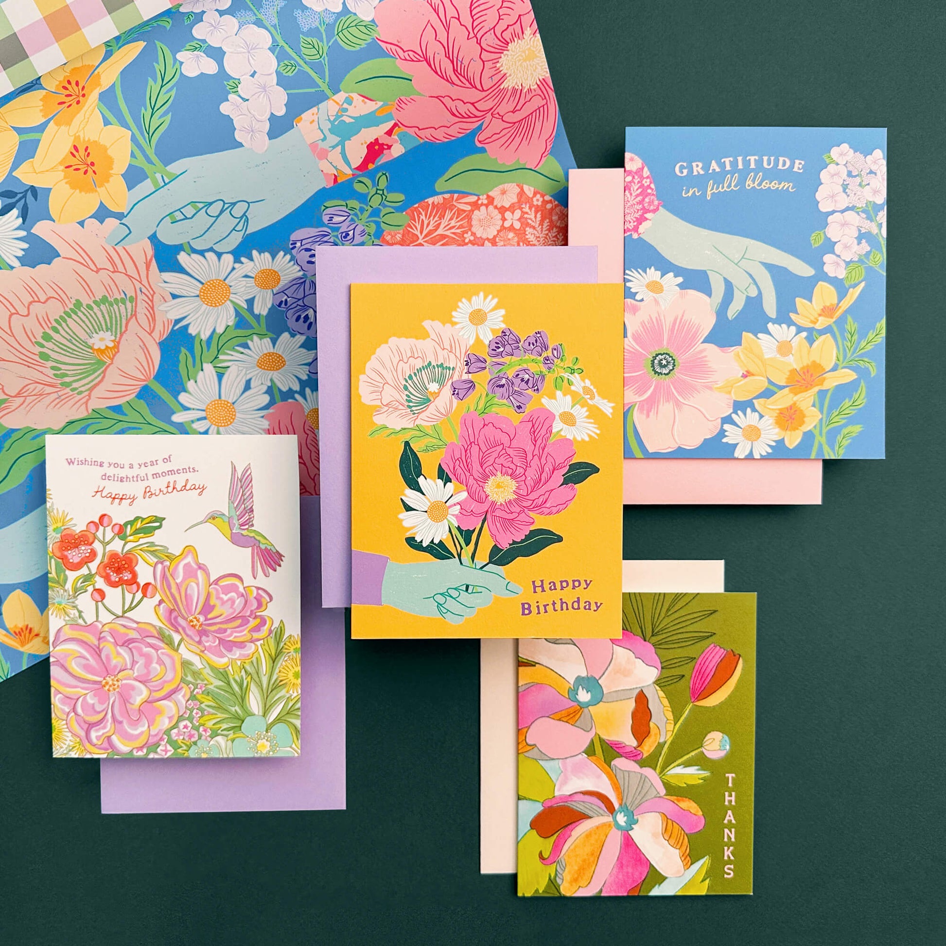 Handpicked Bouquet Birthday Card