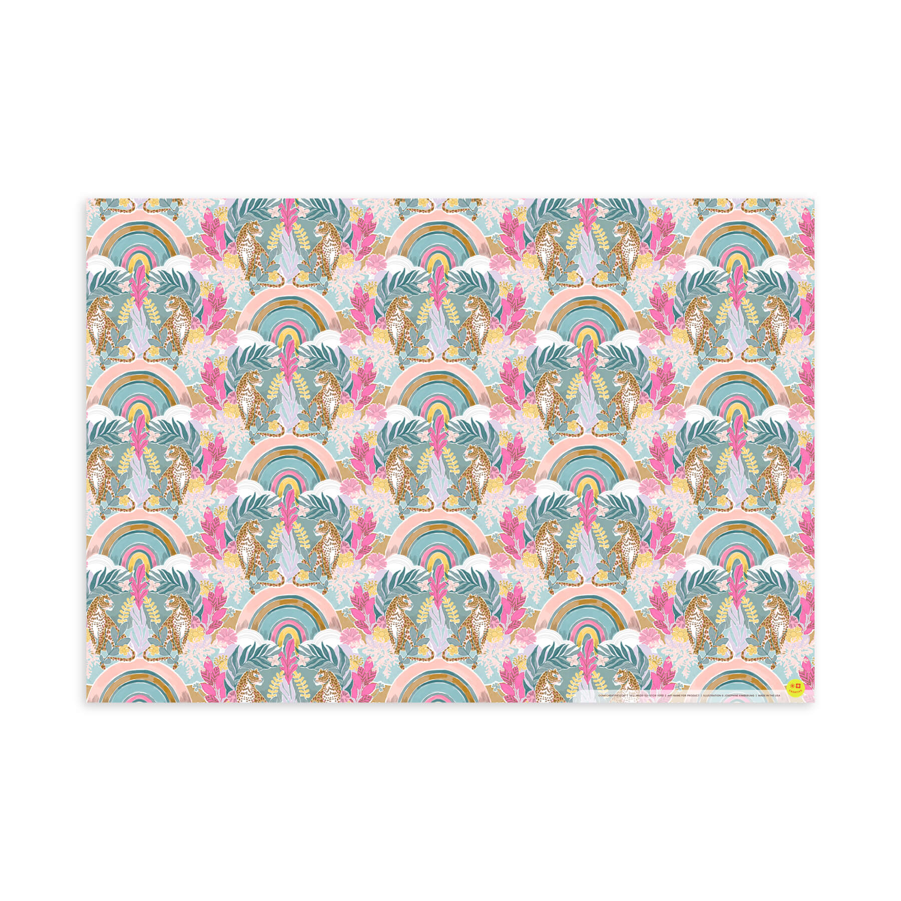 Leopard Daydream, Flat Wrap, Single-Sided, Set of 3