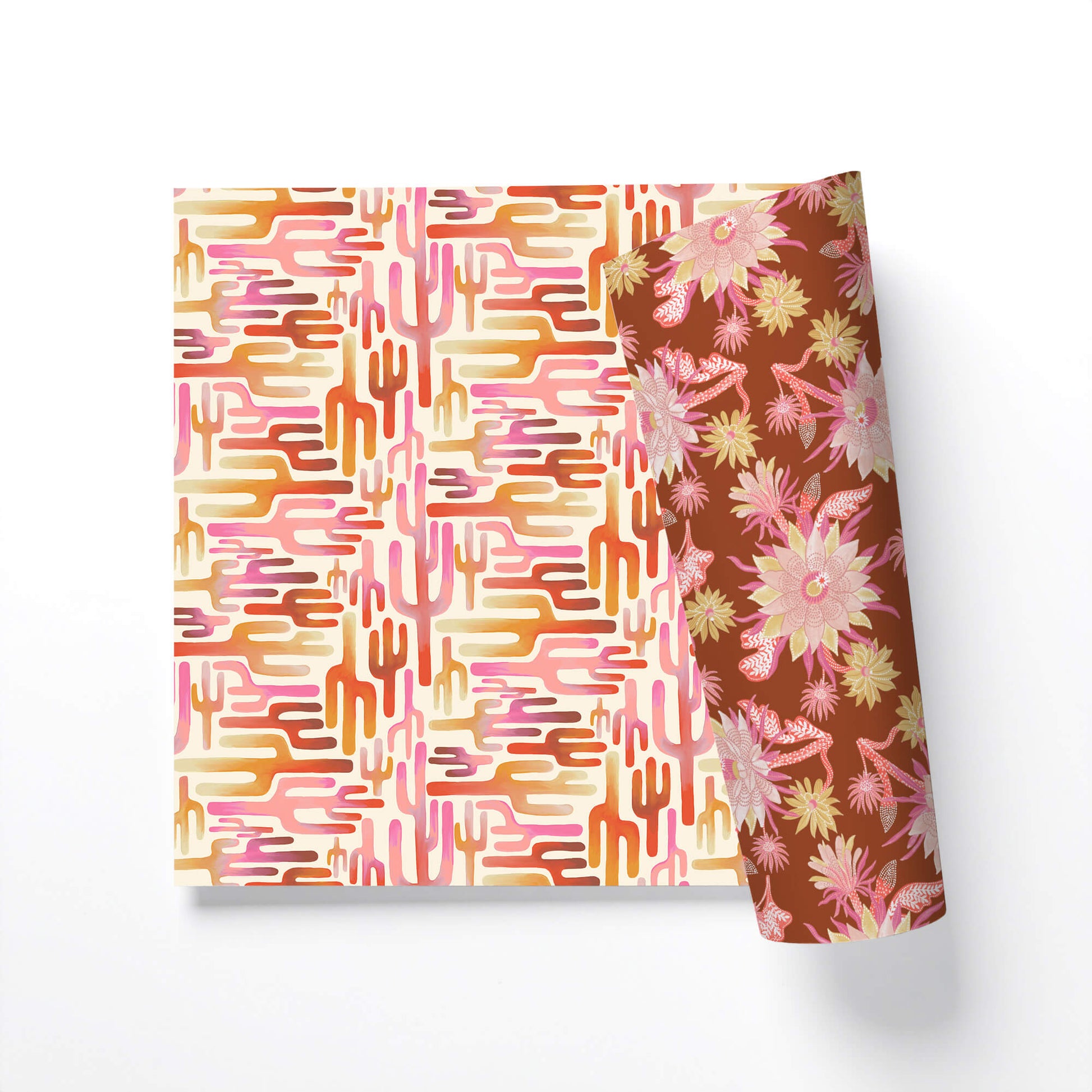 Cactus Blooms Double Sided Flat Wrap