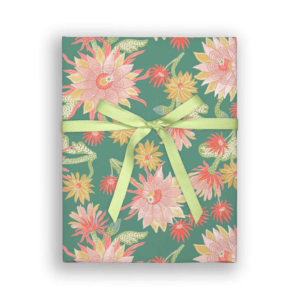Cactus Blooms Double Sided Flat Wrap