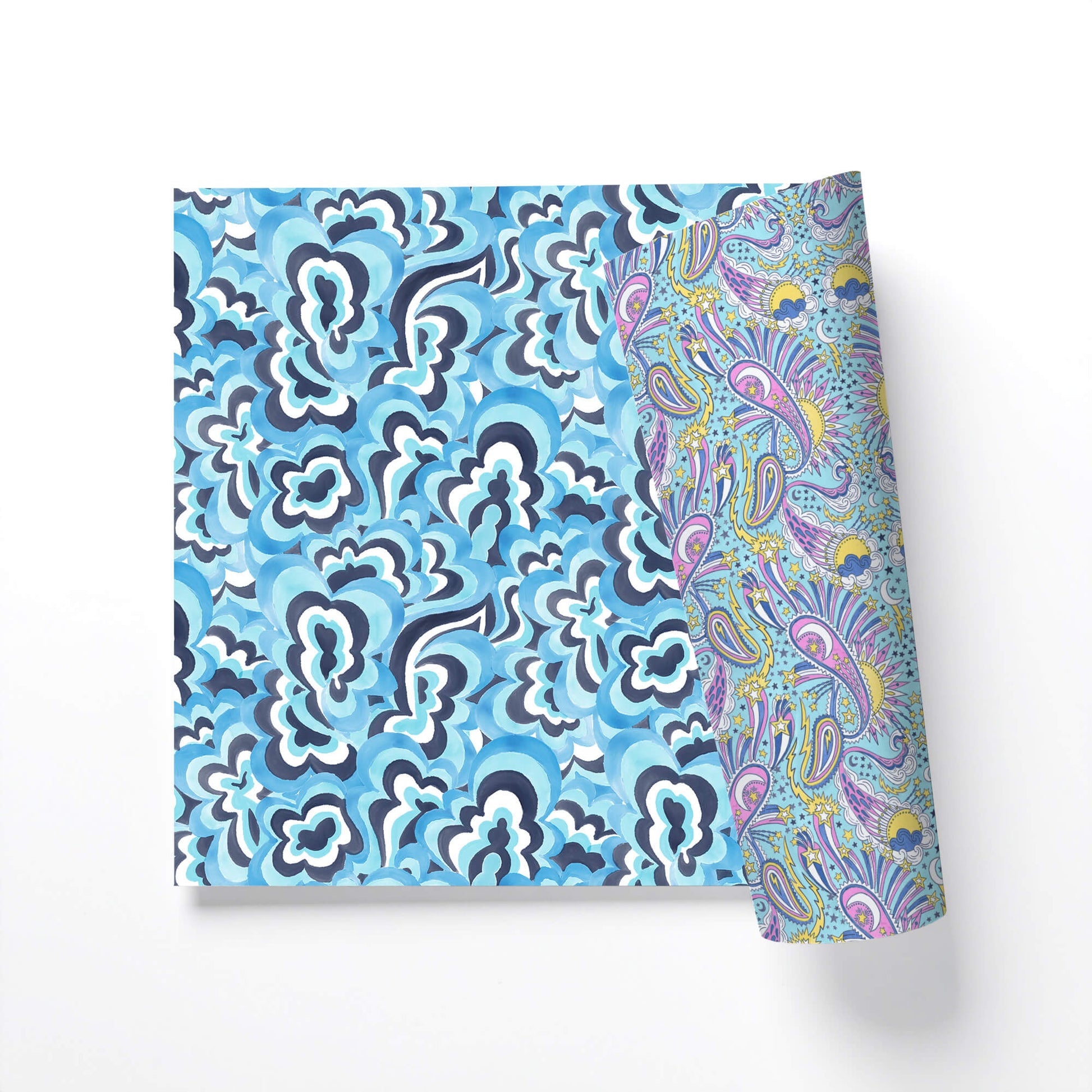 Celestial Paisley Double Sided Flat Wrap