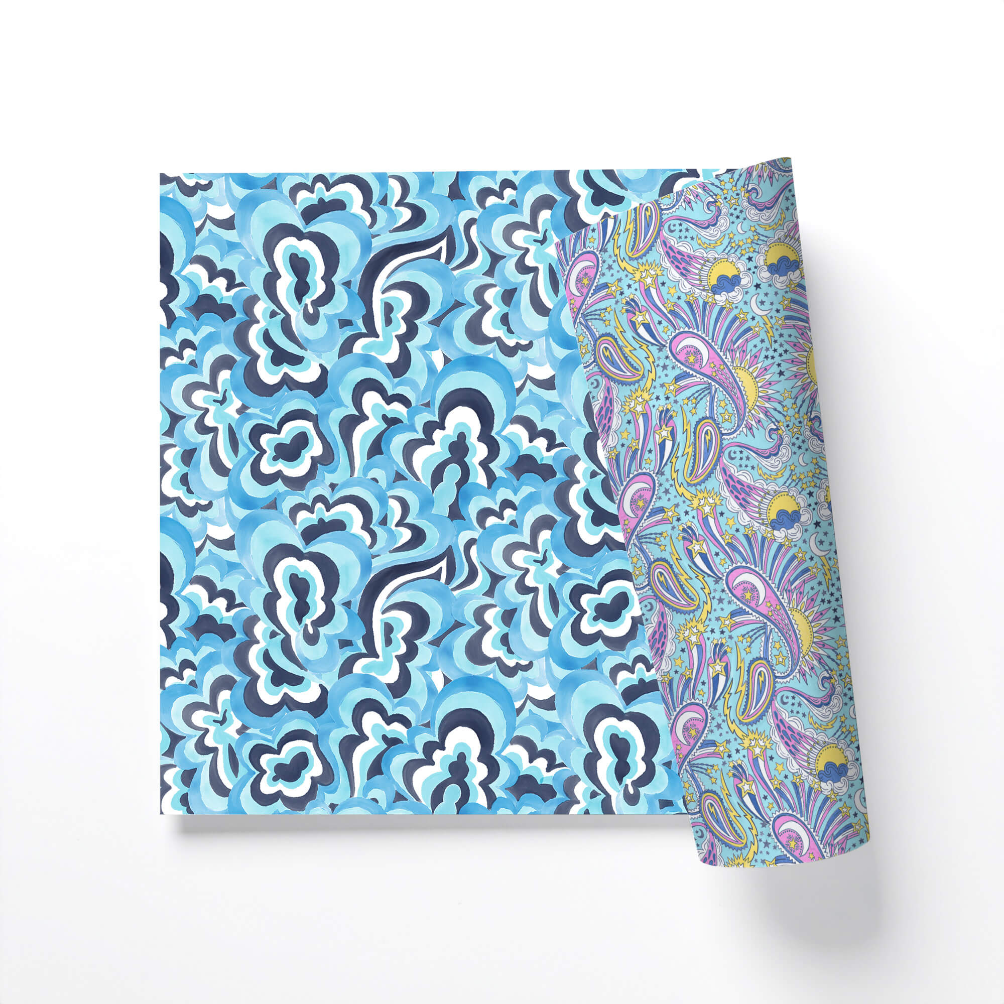 Celestial Paisley Double Sided Flat Wrap