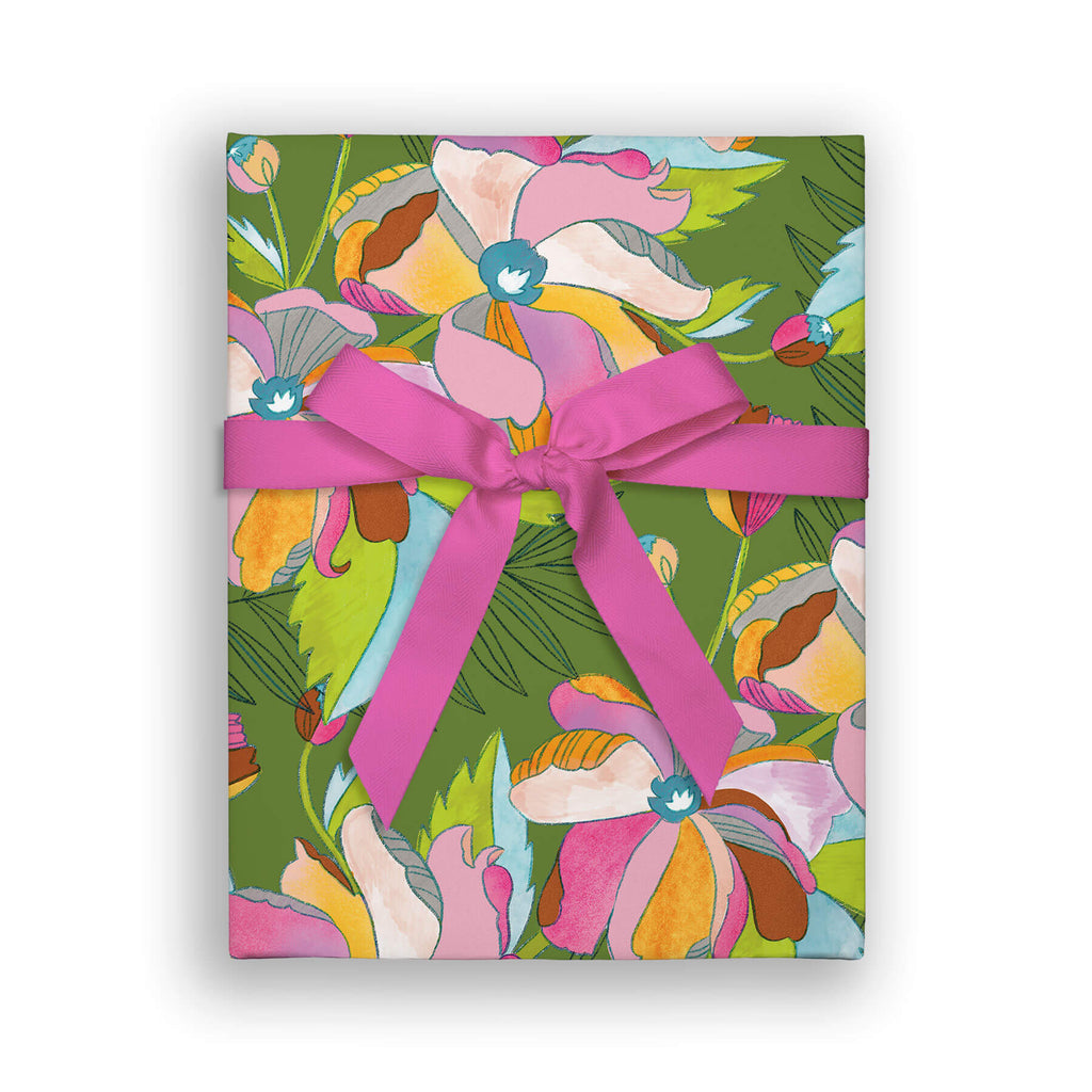 Floral Dream, Flat Wrap, Single-Sided, Set of 3
